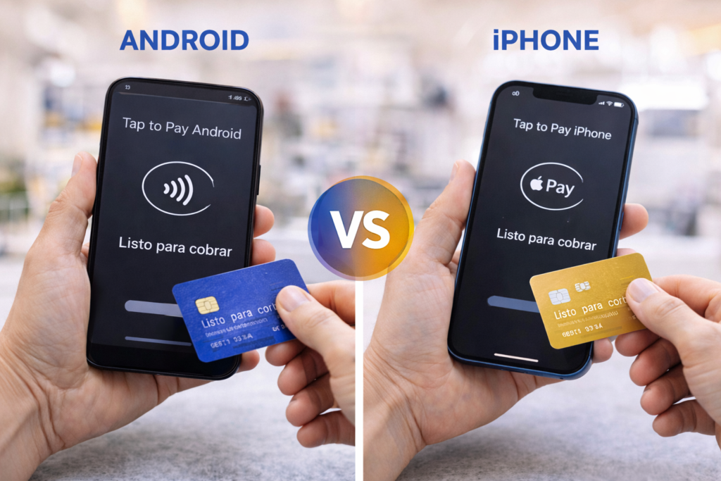 Android vs iPhone Tap to Pay