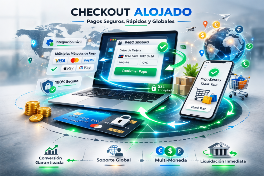 Checkout Alojado en Espana Soluciones de Pago