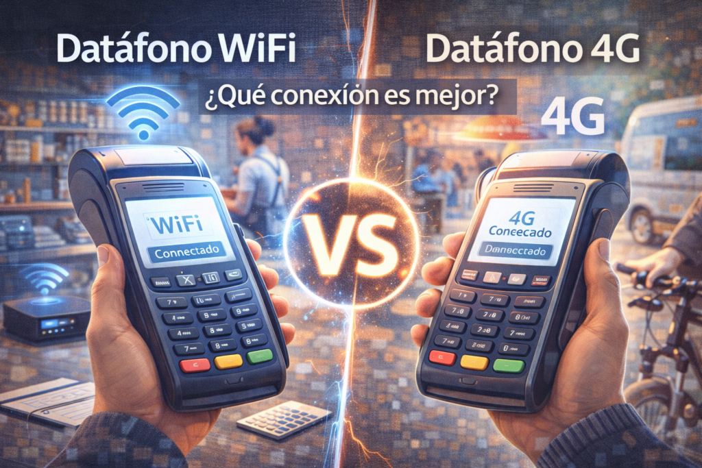 Datáfono WiFi vs 4G ¿Cual elegir