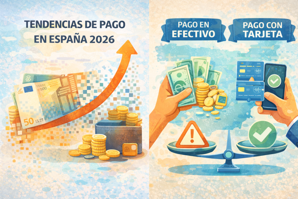 Evolución de los pagos en España