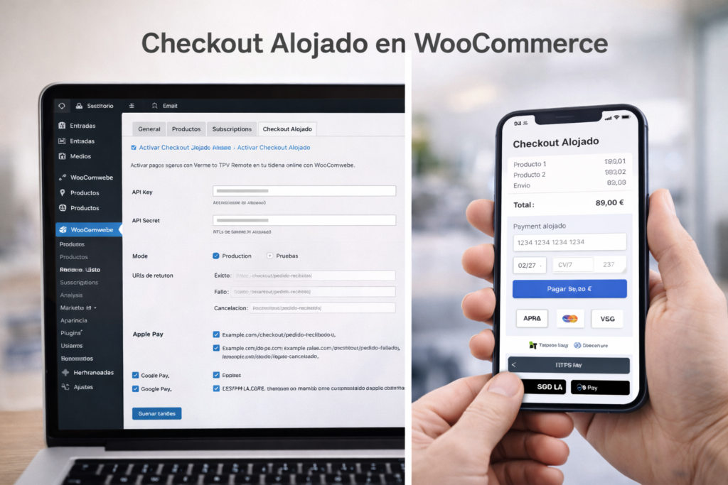 Integración de pago alojado en WooCommerce