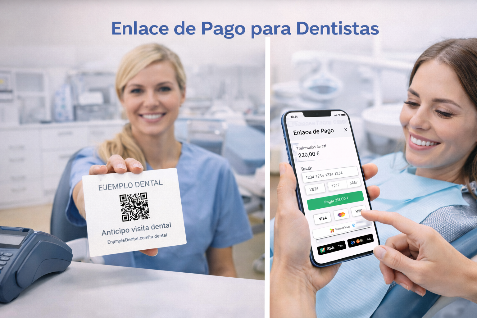 Pago dental moderno y fácil