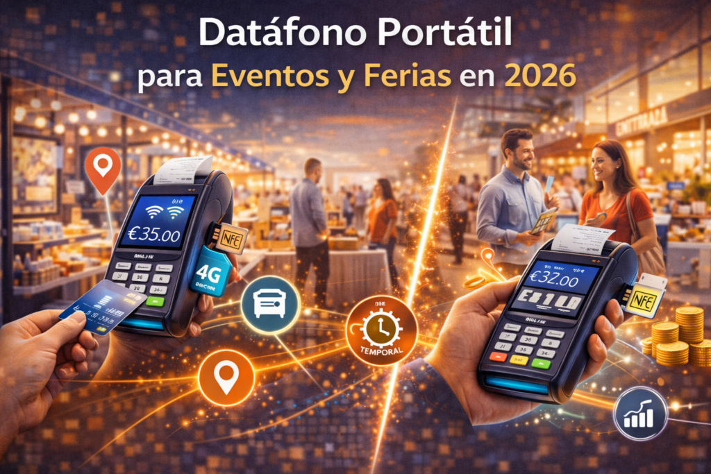 Soluciones de pago portátiles en eventos