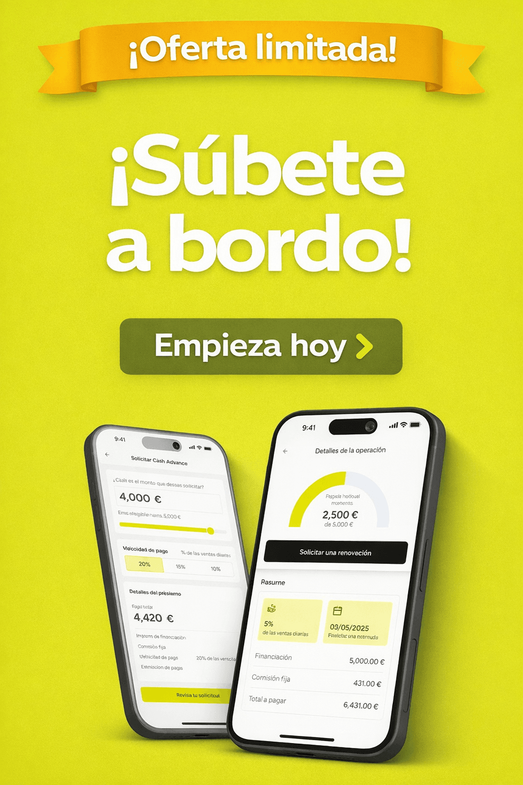 Súbete a bordo con Teya - Oferta limitada 2026