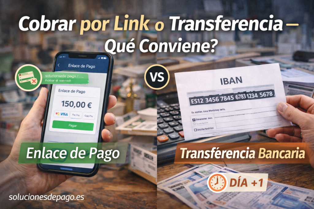 Cobrar por pago en link o transferencia