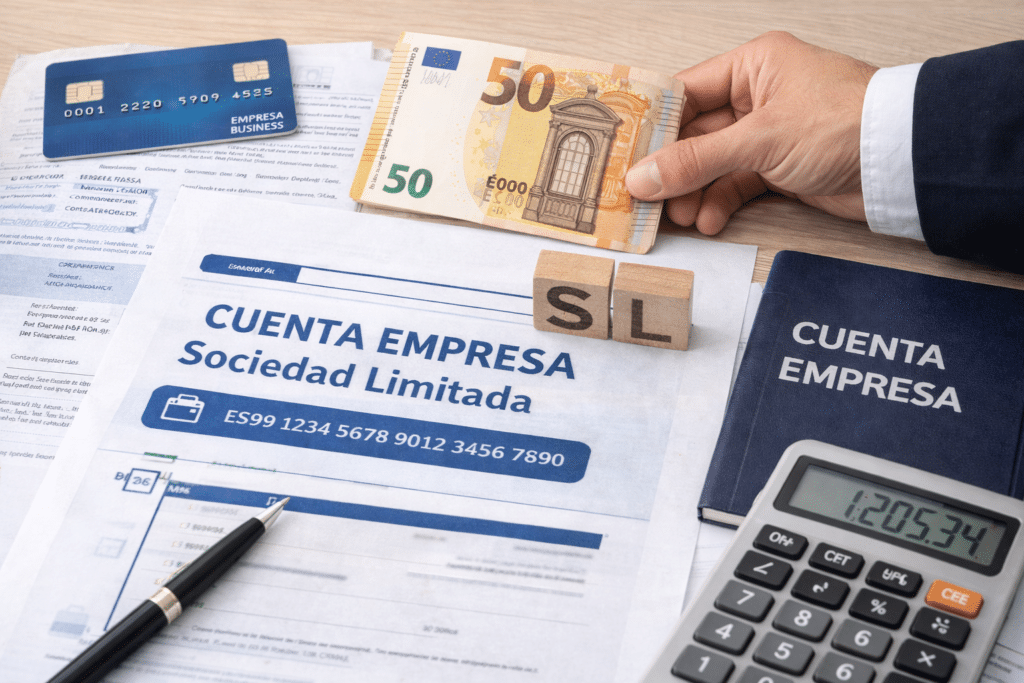 Configuración de una cuenta comercial en España