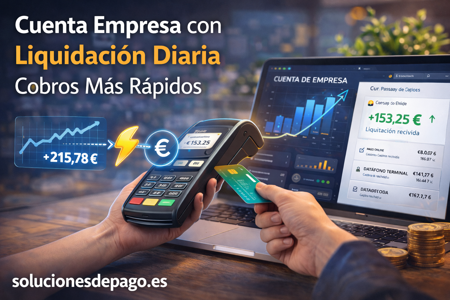 Cuenta empresa con liquidación diaria