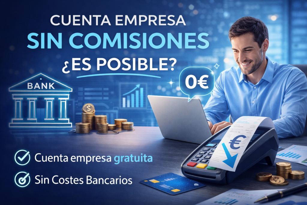 Cuenta empresa sin comisiones en acción
