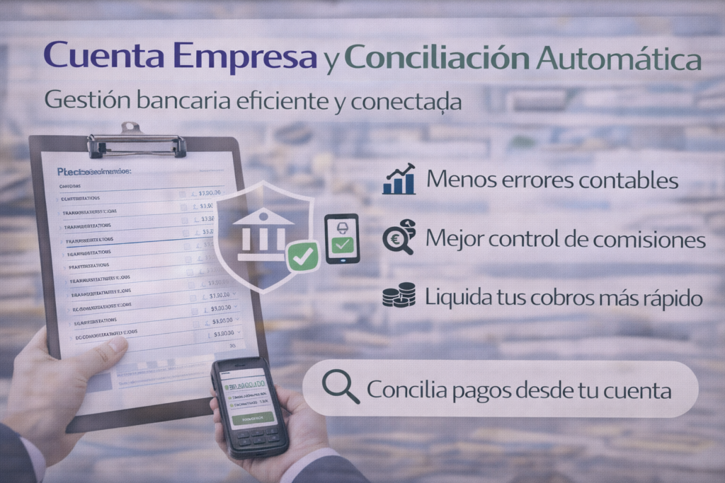 Cuenta empresa y conciliación automática