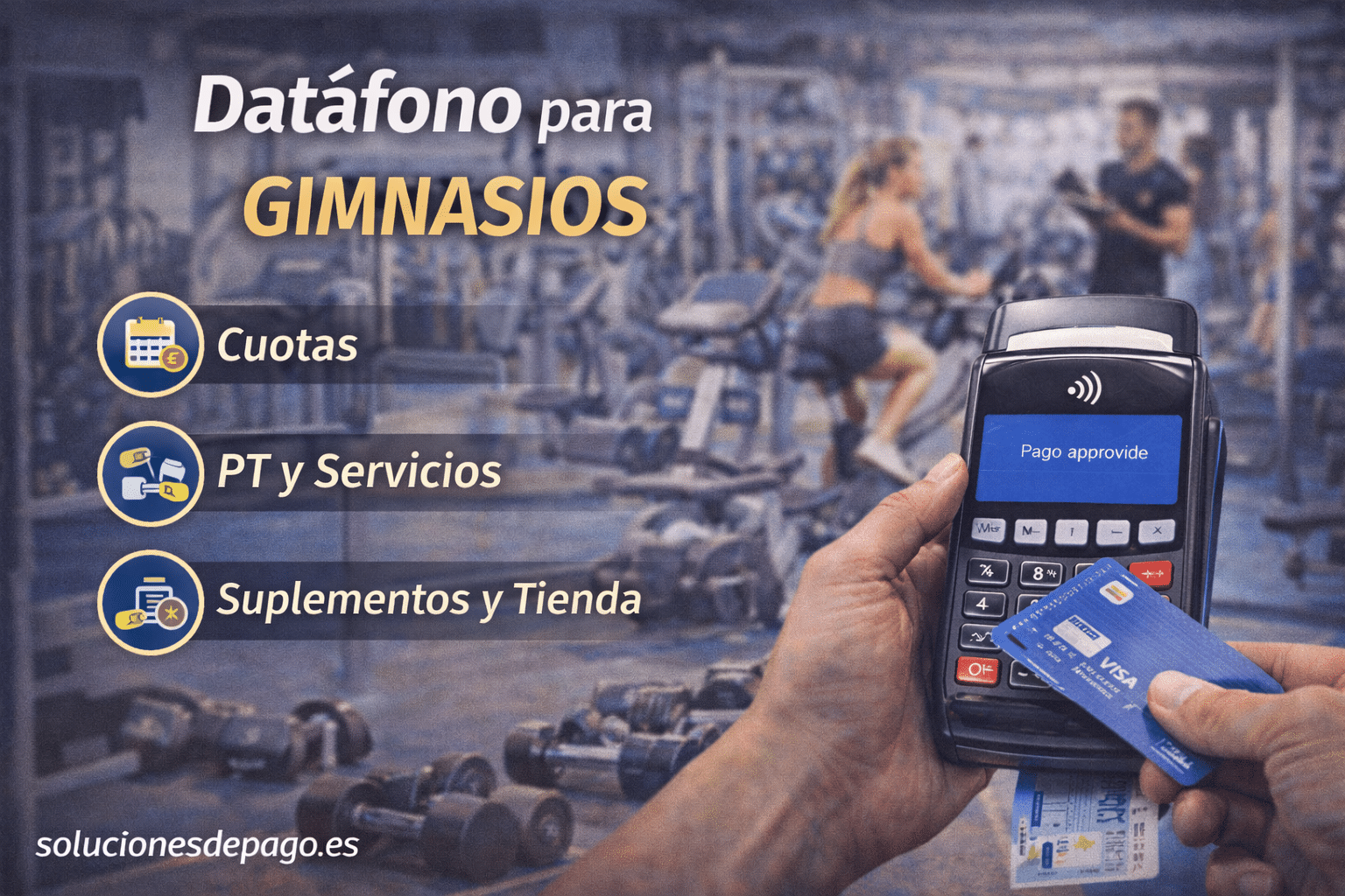 Datáfono para Gimnasios