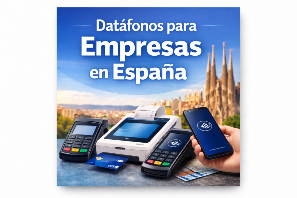 Datáfonos en empresas con Sagrada Família