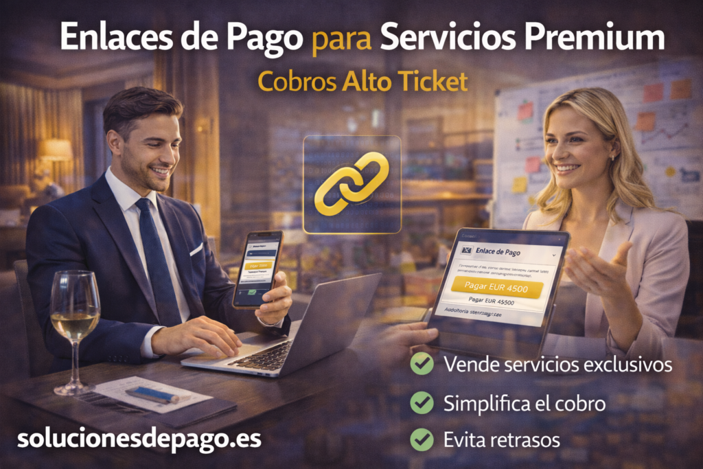 Enlaces de pago premium en acción