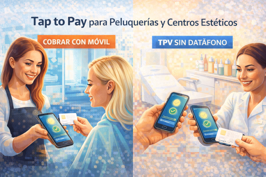 Toca para pagar en salones de belleza