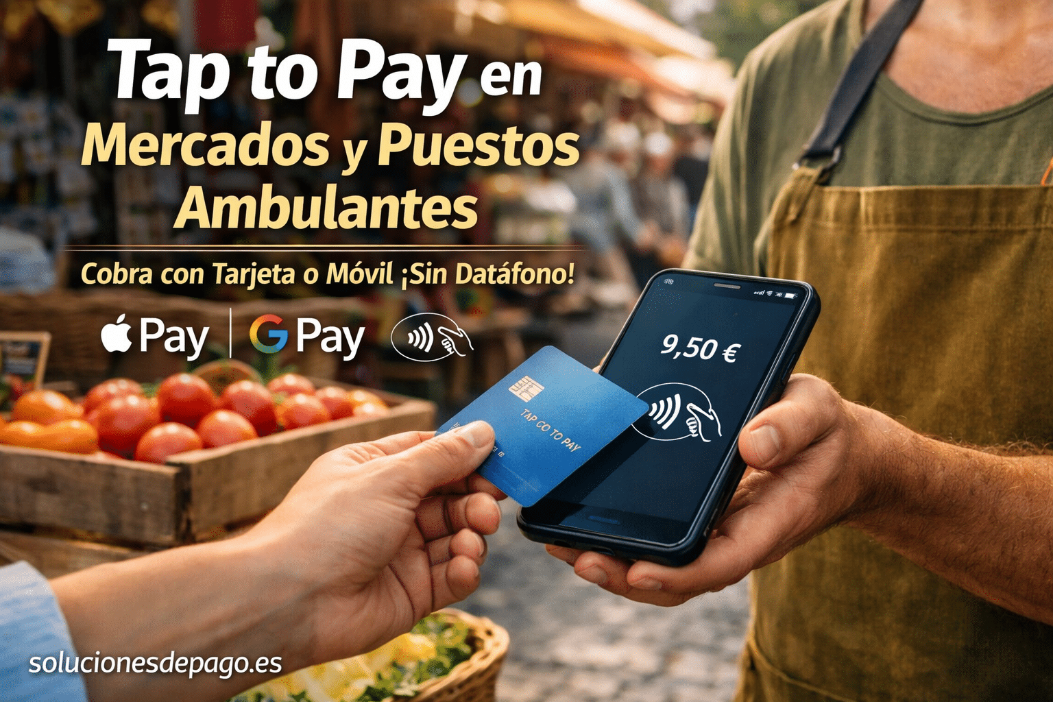 Pago sin contacto en el mercado