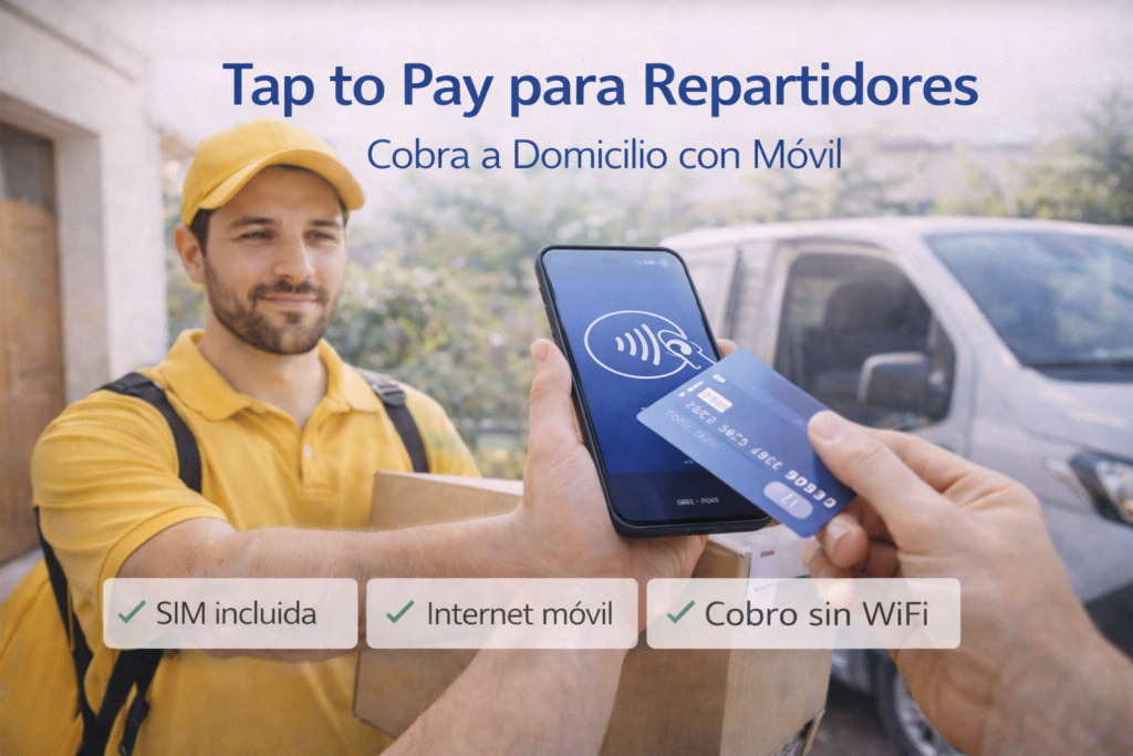 Pago sin contacto en entregas a domicilio
