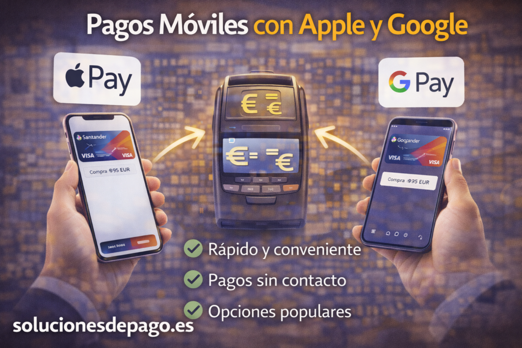 Pagos móviles con Apple y Google en Espana