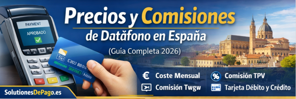 Precios y comisiones de datáfono en España