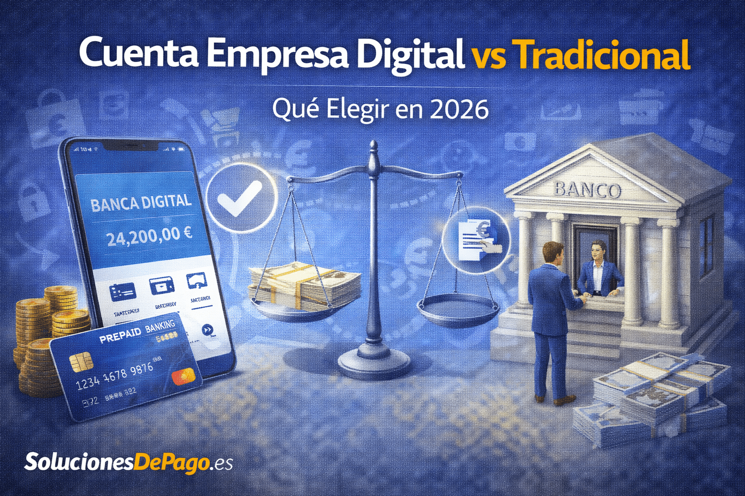cuenta empresa digital vs tradicional