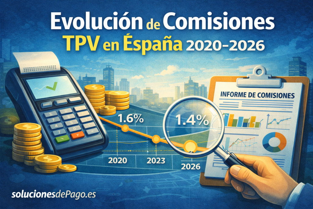 evolución comisiones datáfono España