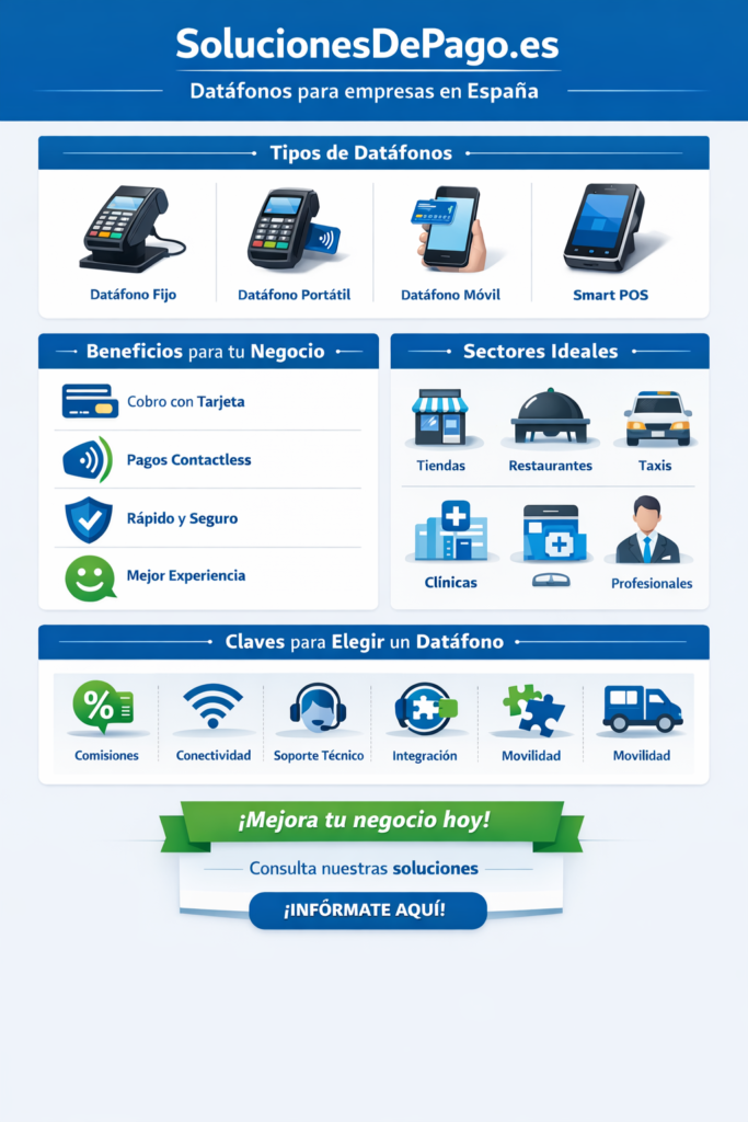 Infografia -Datáfonos para Empresas en España