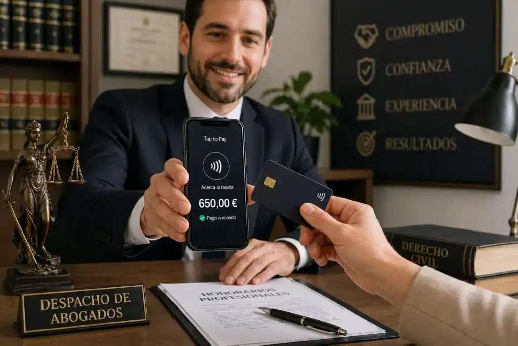 Tap to Pay para abogados