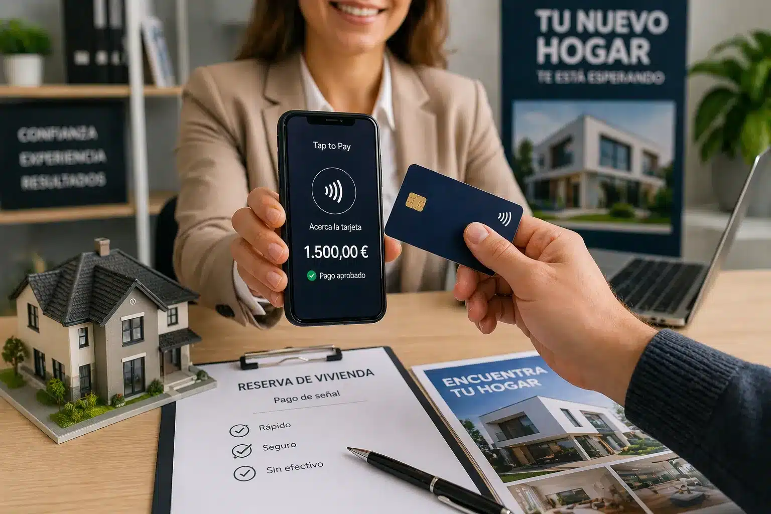 tap to pay para inmobiliarias