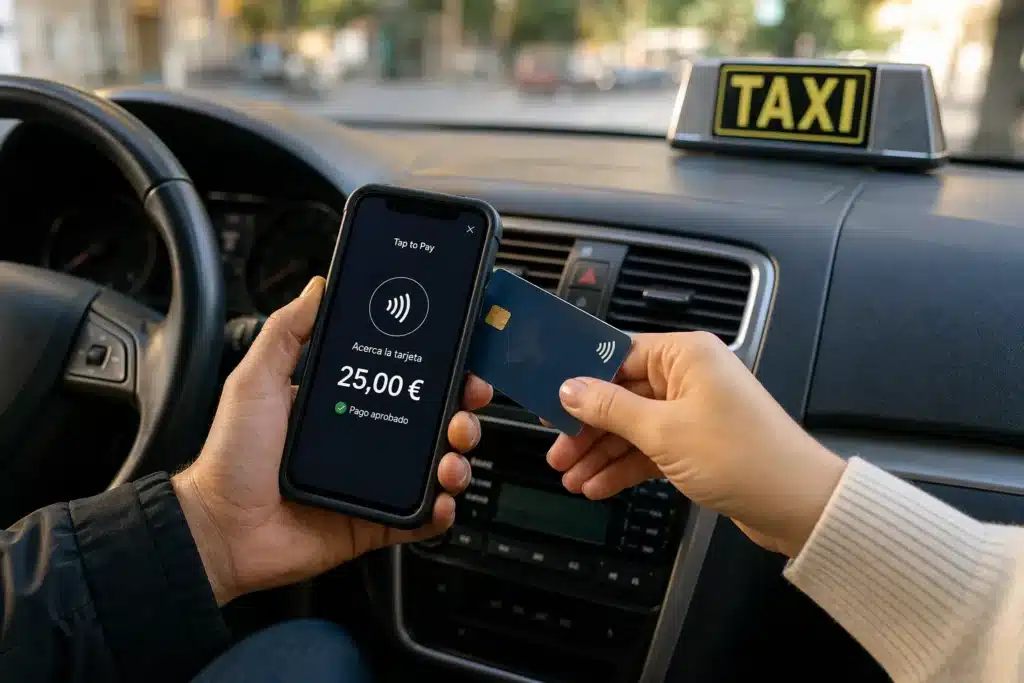 tap to pay para taxis